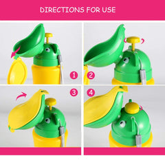 SYGA Portable Baby Girl Potty Urinal Emergency Toilet for Camping Car Travel and Kid Potty Pee Training (Yellow)