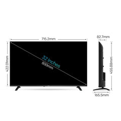 Philips 80 cm (32 inches) 6100 Series Frameless HD Smart LED Google TV 32PFT6130/94