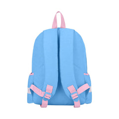 SYGA Princess Printed Nylon School Backpack for Girls 4-8 Years(PINK)