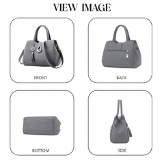 Syga Women's Elegant Handbag Stylish Crossbody Shoulder Bag with Tassel Charm