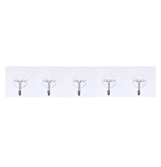 SYGA 1 Piece Self Adhesive Five Hook Multipurpose Hanger Hook