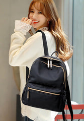 SYGA Women's Bags Backpacks Fashion Simple And Versatile Oxford Cloth Women's Bags(Black)