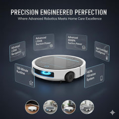 Drumstone Robot Vacuum Cleaner Automatic Smart Floor Sweeping Mopping Machine Self Charging Robotic Cleaner Low Noise Anti-Fall Anti-Collision Sensors Home Cleaning Robot for Dust Pet Hair Dirt