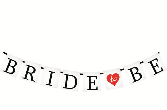 SYGA Bride to Be Banner, Wedding Banner, Bridal Party Wedding Sign Banner Photo Booth Props