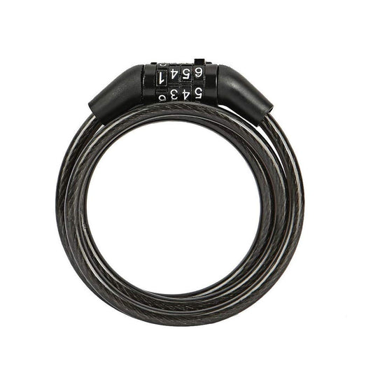 SYGA Small Motorcycle Lock Combination Anti-Thief Security Cable Bike 4 Digit Bicycle Lock