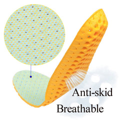 Generic Yellow, EU 41 to 46 : 1Pair High quty Orthotic Arch Support Shoe Pad Sport Running Active Carbon Fiber Remove Odors Insoles Insert Cushion Z49901