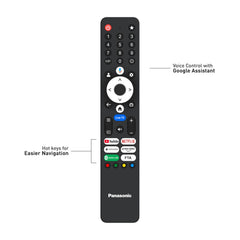 Panasonic 108 cm (43 inches) 4K Ultra HD Smart LED Google TV TH-43PX665DX (Black)