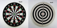 SYGA Double Faced Flock Printing Thickening Family Game Dart Board with 6 Needle (17 Inch)