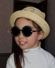 SYGA Kids Paramour Style Goggles With Uv Protected Lens For Boys And Girls, Suitable For Age 3 To 8 Years - Black