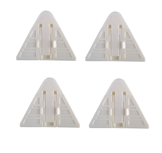 SYGA Sliding Door Lock for Child Safety for Closet Door & Window Locks (4 Pack, White)