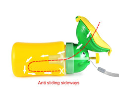 SYGA Portable Baby Girl Potty Urinal Emergency Toilet for Camping Car Travel and Kid Potty Pee Training (Yellow)