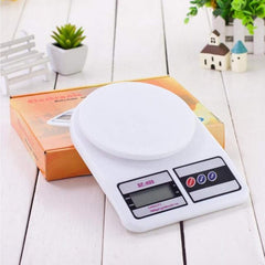 SYGA Lightweight 10kg Digital Kitchen Scales Food Scale Cooking Tools(White)