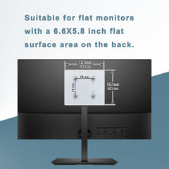 Universal Monitor VESA Mount Adapter for Non-VESA 13 - 27 inch Computer Monitors Tablets iPad VESA Mounting Arm Stand Bracket Kit 75X75mm…