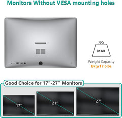 Jin Office Four-ARM Monitor Adapter KIT for Non-VESA Monitor and CAN Mount Any Monitor Without Screw Holes| ONLY VESA Adapter| Does NOT Included Monitor Mount Stand