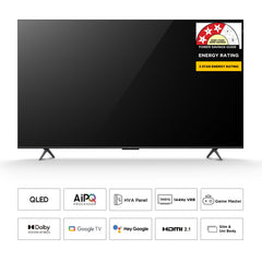 TCL 164 cm (65 inches) 4K Ultra HD Smart QLED Google TV 65T8C