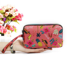 MOMISY Women's Girls Clutch | Zipper | Ladies Purse Wallet Girls (Mix Design)
