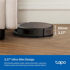 TP-Link Tapo RV20 Max Plus|5300Pa Suction Robot Vacuum Cleaner & Mop|Smart Auto-Empty Dock|3L Dust Bag|MagSlim LiDAR & Gyroscope Navigation|Multi-Floor Mapping | Alexa & Google Assistant Compatible