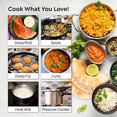 Prestige Atlas Neo 1200W Induction Cooktop (Black, Indian Menu Option)