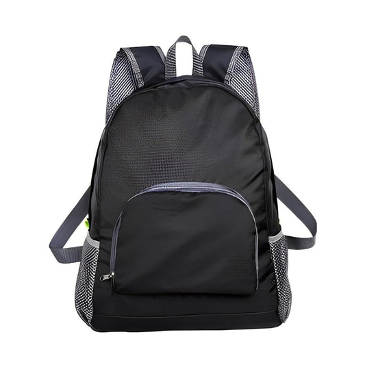 SYGA Outdoor Travel Foldable Backpack Waterproof Backpack With Mini Bag Stay-Clean Backpack for Camping, Hiking, Travelling, Outdoor Activities(Black)