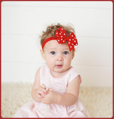 SYGA 3 Pcs Baby Girl Headband Strechable Bow Crown Flower Soft Hairband Suitable For 0-3 Years (Color 11)