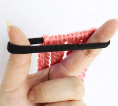 SYGA Girl Wig Headwear Kids Twist Braid Rope Ponytail Hair extension Styling Princess Baby Children Rubber Bands Hair Accessories (Gradient Two-Tone Powder)