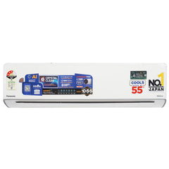 Panasonic 1.5 Ton 3 Star Hot & Cold Wi-Fi Inverter Smart Split AC(-7~55 Deg. C Operation, Copper Condenser, 7in1 Convertible, True AI, 4-Way Swing, PM 0.1 Filter, CS/CU-EZ18BKYXFM, 2025 Model,White)