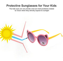 SYGA Kids Goggles, Modern Stylish Eyewears for Boy's and Girls, Cat Style - Black