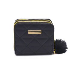 SYGA Women's Wallet – Stylish Diamond Embellished Horizontal Square with Zipper Closure