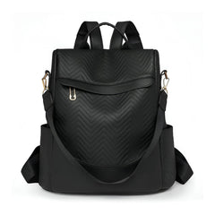 SYGA Women Stylish Backpack – Elegant Chevron Pattern with , Ideal for Travel, Work, and Daily Use