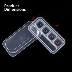 SYGA 4 Stainless Steel Whiskey Stones Ice Cubes with Tongs & Container - Food Grade Quick-Frozen Ice for Wine - Metal Ice Cubes for Chilling Red Wine