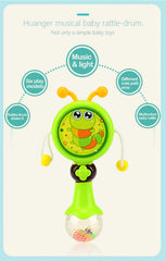 SYGA Rattle Drum - with Lights and Music Early Education Toy_CaterPillarDesign