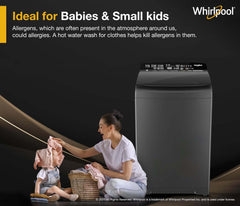 Whirlpool 9 Kg 5 Star MAGIC CLEAN BW PRO Heater Fully Automatic Top Load Washing Machine (MAGIC CLEAN PRO BW H 9 KG Mn GREY 10YMW with In-Built Heater, 2025)