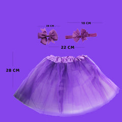 SYGA New Born Baby Girl Photography One Tutu Skirt with Two Flower Headband Skirt Baby Girl Shower Suit - Beige