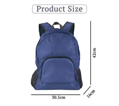 SYGA Outdoor Travel Foldable Backpack Waterproof Backpack With Mini Bag Stay-Clean Backpack for Camping, Hiking, Travelling, Outdoor Activities(Navy Blue)
