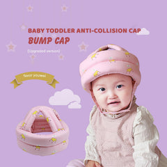 SYGA Baby Head Protector Toddler Infant Safety Helmet Head Protection for Unisex Learn to Walk Crawling Adjustable Head Protective Hat -Pink Crown for 0-3 Years