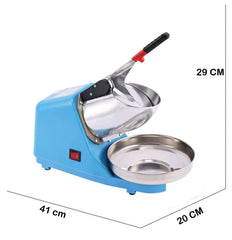 SYGA Electric Double Blade Food Ice Crusher, 220V, for Beverage Making