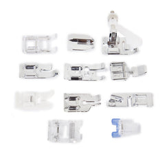 Imported 11Pcs Multifunction Presser Feet For Brother Singer Domestic Sewing