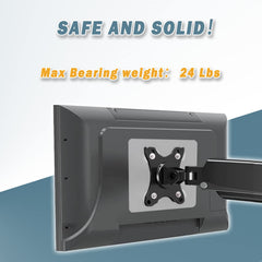 Universal Monitor VESA Mount Adapter for Non-VESA 13 - 27 inch Computer Monitors Tablets iPad VESA Mounting Arm Stand Bracket Kit 75X75mm…