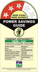 Lloyd 1.5 Ton 3 Star Inverter Split AC (5 in 1 Convertible, Copper, Anti-Viral + PM 2.5 Filter, White with Chrome Deco Strip, GLS18I3FWAGC)