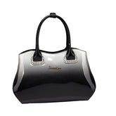 SYGA Women Glossy Ombre Handbag – Elegant & Versatile Tote for Middle-Aged with Sparkling Accents