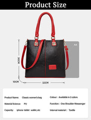 SYGA Women's Bag Single Shoulder Crossbody Bag Letter Wrist Bag(Black)