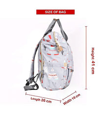 SYGA Diaper Bag Mother Bag Multi-Function Nappy Backpack Bag Organizer for Travel Diaper Bag-Grey