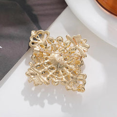 SYGA Brooch Pin Fashion Crystal Rhinestone Jewellery Pin Vintage Clothing Accessories Decoration Green Diamond Brooches For Women- S214