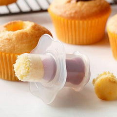 SYGA 1 Piece Cupcake Corer Tools Muffin Cake Pastry Corer Model Plunger Cutter Decorating Plastic Cake Digging Holes Device