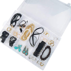 SYGA 36 Section Detachable Creative DIY Nail Finishing Storage Rubber Jewelry Bait Eyelashes Earrings Medicine Box_Large
