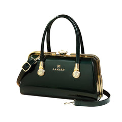 SYGA Women's Elegant Handbag, Shoulder & Crossbody Bag with Rhinestone Lock