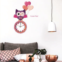 SYGA Owl Wall Clock Stickers_09