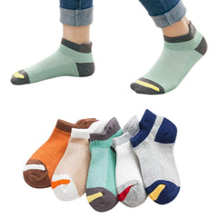 MOMISY 5 Pairs Tube Socks for Toddlers Infant Kids Baby Girl Boys (3Color, 3 Year to 5 Year)