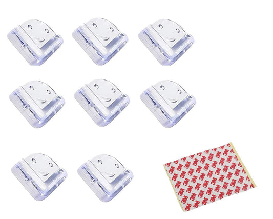 SYGA Set of 8 Transparent C Shape Baby Safety Corner Gaurd Baby Proofing Corner Protector
