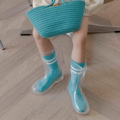 MOMISY Striped Tube Ankle Socks for Toddlers, 4 Pairs, Boys and Girls (IN, Age, 12 Months, 24 Months, 4B)
